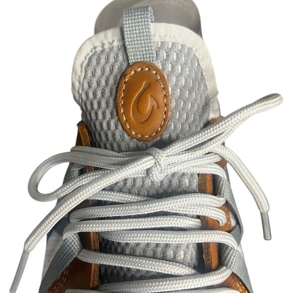 OLUKAI Mio Li in Mist Grey/Poi Mesh Lace Up Sneakers Men's Size 8 - Picture 9 of 10